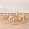 ECR4Kids Bentwood Stackable Stools, 6-Piece - 3 of 4