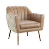 27" Wide Accent Chair in Fabric with Easy Assembly and Durable Construction for Living Room - 2 of 4