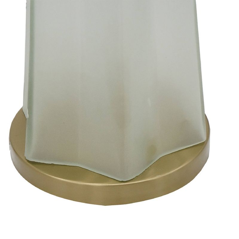 15.5&#34;x29&#34; Nikolas Frosted Glass Table Lamp White/Gold - A&#38;B Home, 6 of 12