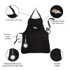 Evergreen Denver Broncos Black Grill Apron- 26 x 30 Inches Durable Cotton with Tool Pockets and Beverage Holder - 3 of 4