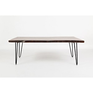 Jofran, Nature's Edge 50'' Solid Acacia Coffee Table - Red - 1 of 4