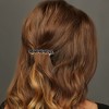 Unique Bargains Grace Crystal Spring Clip Hairpin Hair Barrettes 1 Pc - 2 of 4