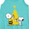 Girls' - Peanuts - Xmas Charlie And Snoopy Graphic Sleeveless Aline Dress - 2 of 4