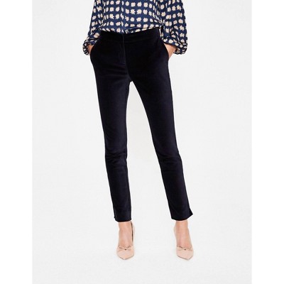 Women's Velvet Straight Leg Ankle Pants - Boden