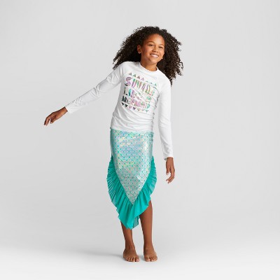 target girls mermaid swimsuit