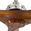 60" Minka Aire Modern Industrial Indoor Ceiling Fan with Remote Control Brushed Nickel Distressed Koa for Living Room Kitchen Home - 3 of 4