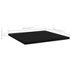 vidaXL Modern Black Bookshelf Boards in Engineered Wood, Easy-to-Clean and Install, 8 pc Set - 2 of 4