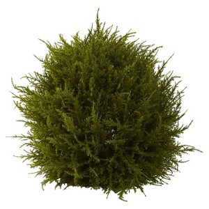 Artificial Sphere Decor 15" - Elegant Faux Greenery for Home Office - Maintenance Free Design - 1 of 2