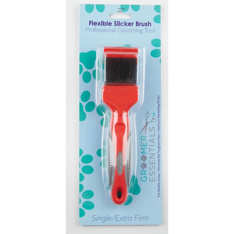 Groomer Essentials Flexible Slicker Brush - Single/Extra Firm, 2 of 5