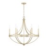 Capital Lighting Isabella 6 - Light Chandelier in  Winter Gold - 4 of 4
