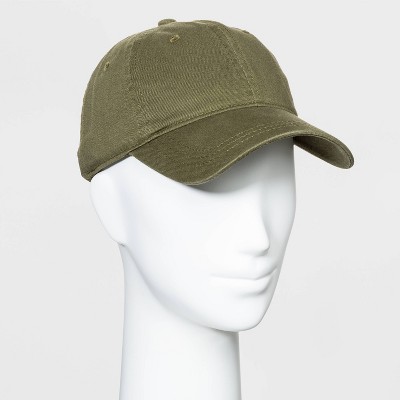 olive baseball hat