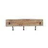 Cheung's Gladys Rustic Wood 3 Hook Wall Organizer - 4 of 4