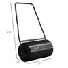 Heavy Duty Push/Tow Poly Lawn Roller, U-handle Garden Roller Filled with Water or Sand - 3 of 4