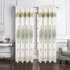 RT Designer Collection Betsy Macrame Rod Pocket Curtain Panel 52" x 84" Sage - 2 of 4