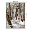Amanti Art 28"x38" Woods in Winter by Sandra Lafrate Framed Canvas Wall Art - 4 of 4