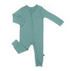 Larkspur Baby Zip Romper in Jade - 3 of 3