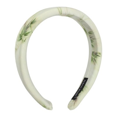 Unique Bargains Women's Elegant Ink Wide Sponge Hairband 6.30"x5.71" 1 Pc