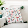 The Lakeside Collection Spring Mushroom Accent Pillows - Watercolor Mushrooms - 3 of 4