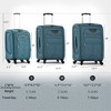 Lyngins 3-Piece Expandable Luggage Set –  20" Carry on Luggage, 24" & 28" Spinner Suitcases, Easy-Access Pockets, Travel-Ready Away Luggage - 4 of 4