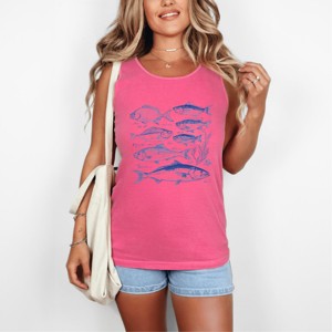 Simply Sage Market Vintage Fish Garment Dyed Tank - 1 of 3