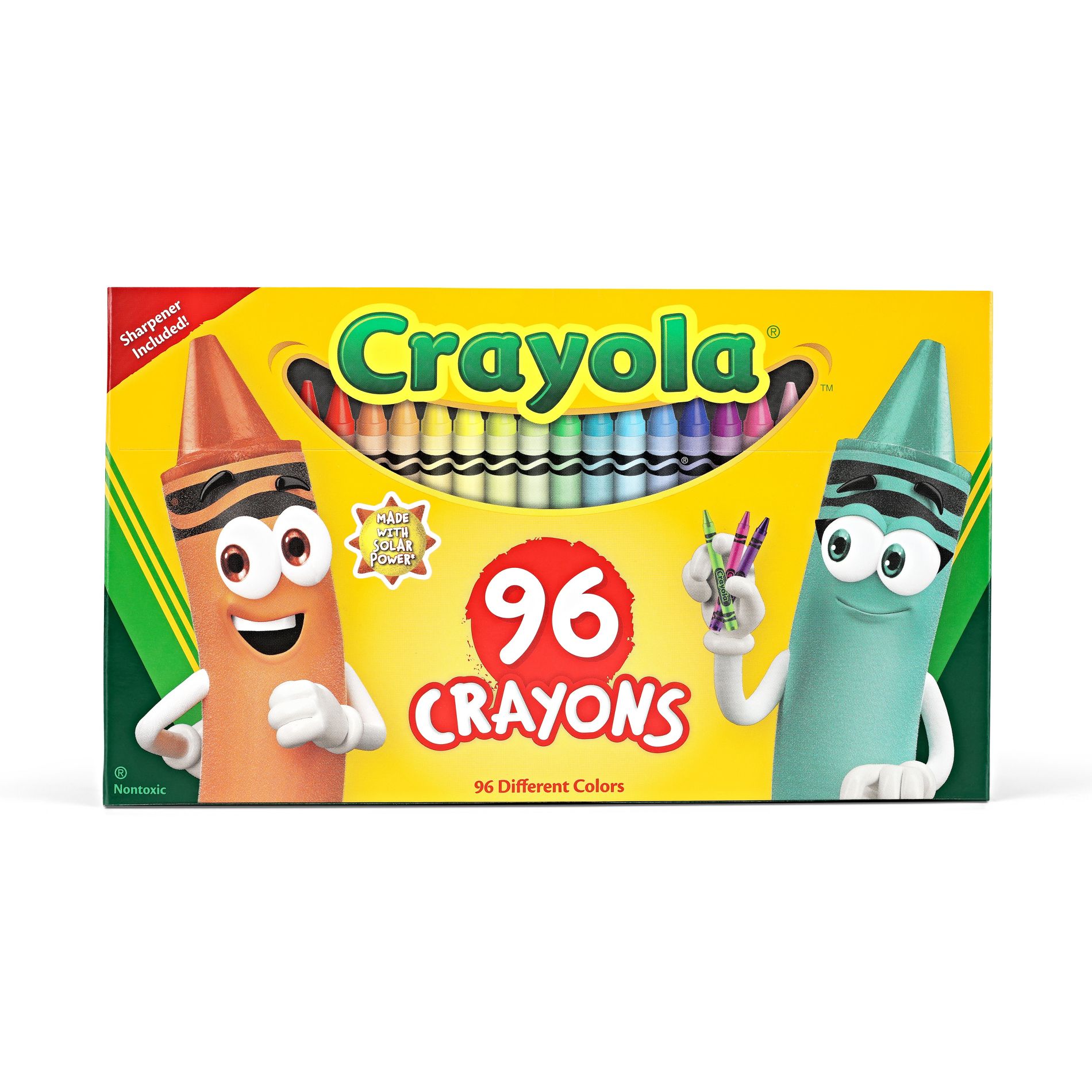 Crayola 96ct Crayons with Sharpener Art Classroom Must Haves for Teachers Kids School Supplies Coloring Gift Ages 3+