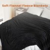White Warm Blanket with Breathable and Soft for Couch and Bed - 2 of 4