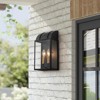 LLHZSY 3-Light Outdoor Wall Light Umbrella Dimmable Matte Exterior Lantern Wall Sconce Light - 2 of 4