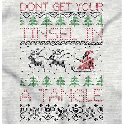 Ugly Christmas Tinsel in a Tangle Sweatshirt for Men or Women Brisco Brands