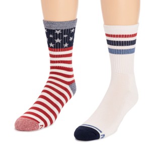 MUK LUKS 2 Pack Crew Socks - 1 of 3