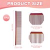Unique Bargains Stainless Steel Rounded Ends Gentle Care Pet Comb 3 Pcs - 2 of 4