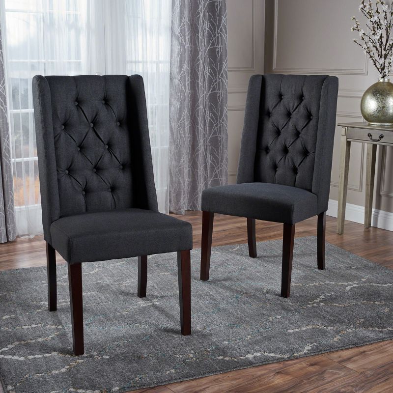 Set of 2 Blythe Tufted Dining Chairs - Christopher Knight Home, 3 of 6