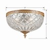 Crystorama Lighting Ceiling Mount 2 - Light Flush Mount in  Olde Brass - 2 of 3