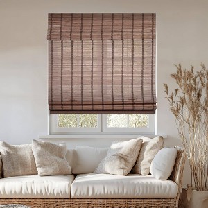 Chicology Light Filtering Bamboo Roman Shade - 1 of 4