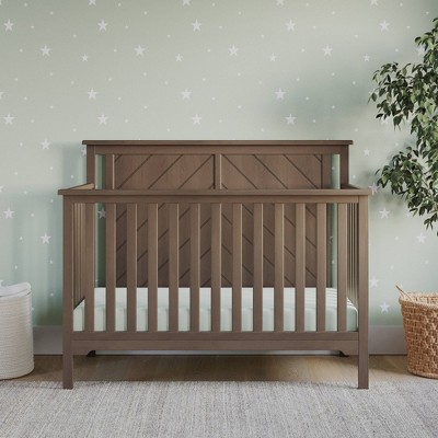 Dusty Heather 4-in-1 Convertible Crib with Flat Top