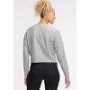 Peloton Women's Dreamblend Crewneck Long Sleeve, Light Heather Grey - 3 of 4