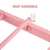 Metal Twin Daybed with Pullout Trundle Bed and Headboard,Sofa Bed Frame with Steel Slat Support for Living Room,Bedroom,No Box Spring Needed - 3 of 4