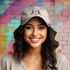 Dalix Heart of Bones Embroidered Cotton Dad Hat Adjustable Baseball Cap Womens - 2 of 4