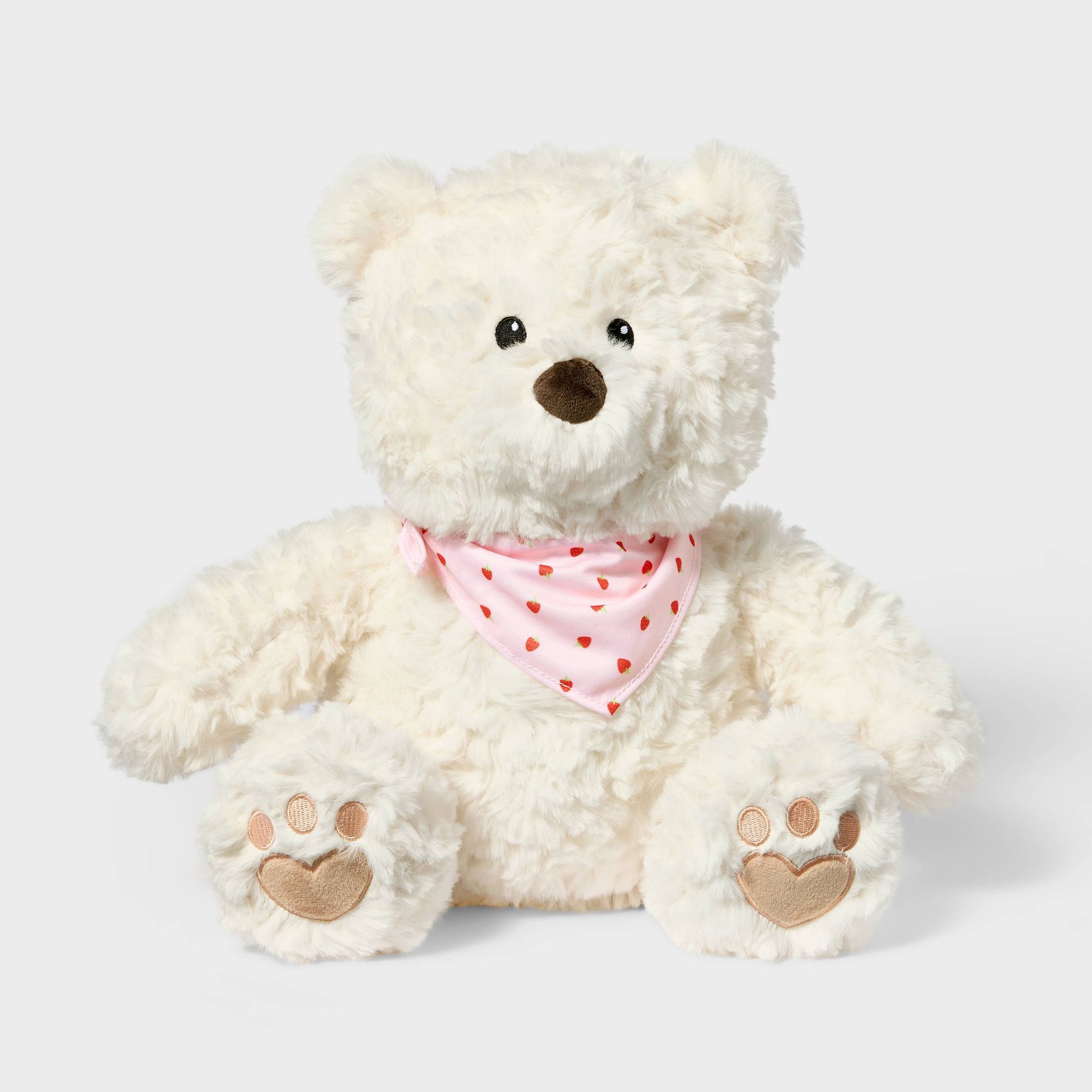 12'' Bear Cream Stuffed Animal - Gigglescape™