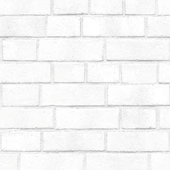 Textured Brick Peel & Stick Wallpaper White - Threshold™