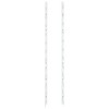 vidaXL Wall Mounted Wine Rack for 36 Bottles White Iron - 4 of 4