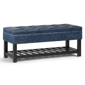 44" Essex Storage Ottoman Benches with Open Bottom - WyndenHall - 1 of 4
