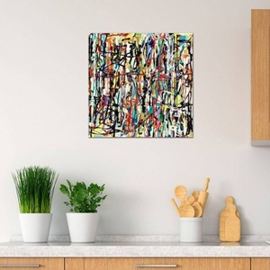 iCanvas Pollock Wink VII by Angel Estevez Canvas Print Wall Art - 1 of 3