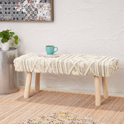 Laveta Boho Rectangular Bench - Christopher Knight Home