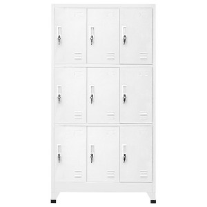 vidaXL Locker Cabinet Gray Steel 35.4x17.7x70.9 in Locker Cabinet - 1 of 4