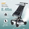 Acekool Airplane Stroller - Ultra Lightweight Under 10lbs, One-Hand Fold & Carry Bag - 4 of 4