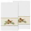 Linum Home Textiles 100% Turkish Cotton PIERRE Embellished Towel Set - 2 of 3