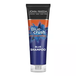 John Frieda Blue Crush for Brunettes Shampoo, Blue Shampoo for Color Treated and Natural Hair - 8.3 fl oz
