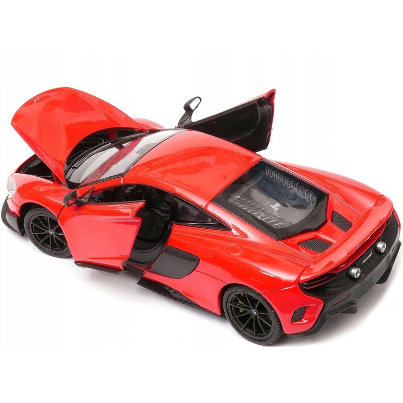 McLaren 675LT Coupe Red 1/24-1/27 Diecast Model Car by Welly, 3 of 6