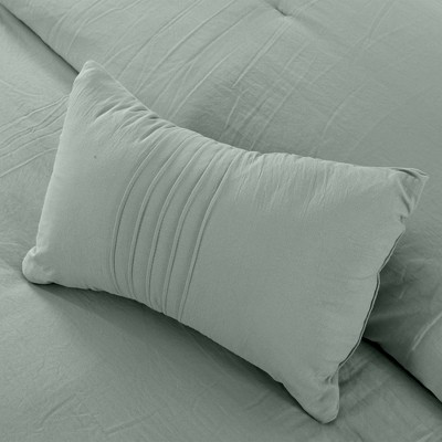 Spa Green Queen Down Alternative Microfiber Comforter Set