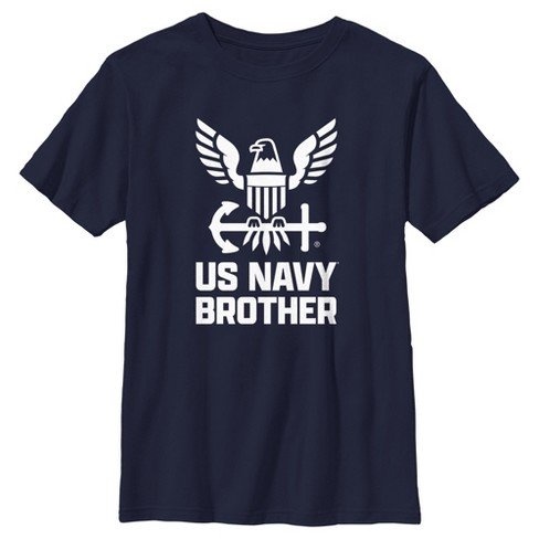 Boy's United States Navy Official Eagle Logo Brother T-Shirt - image 1 of 4